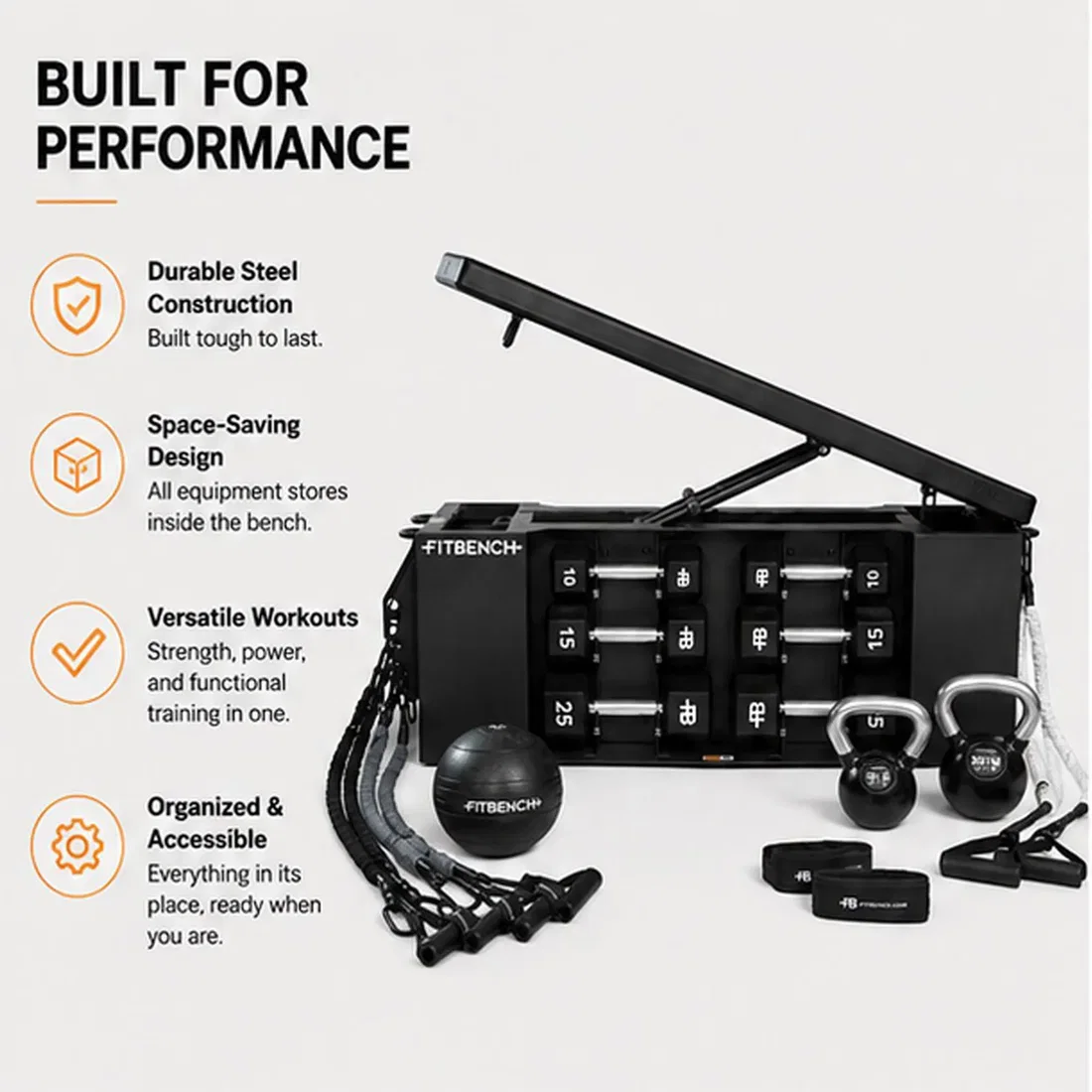 FITBENCH ONE Commercial Performance Features