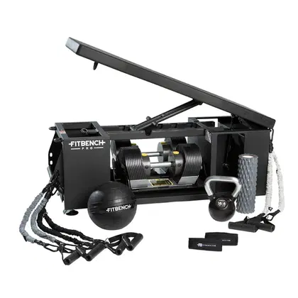 Fitbench PRO HIIT Bench with Adjustable Dumbbells