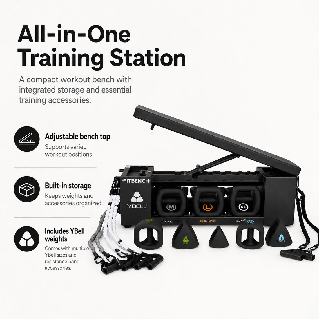 FITBENCH YBELL All In One Training Station