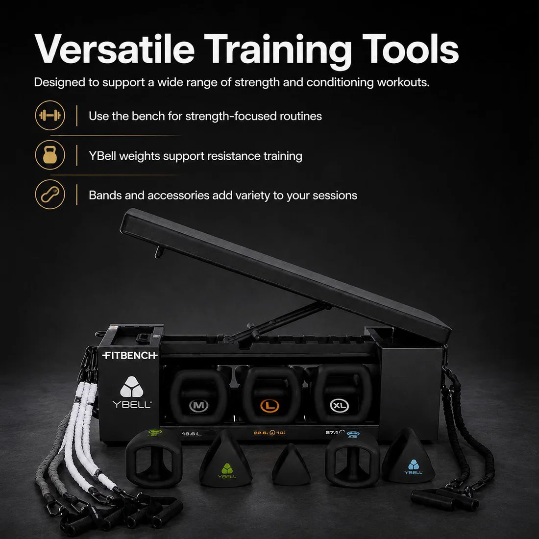 FITBENCH YBELL Resistance Band Training System