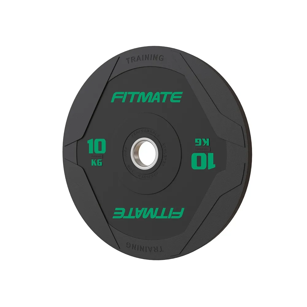 Fitmate Black Rubber Bumper Plate 5kg - 10Kg
