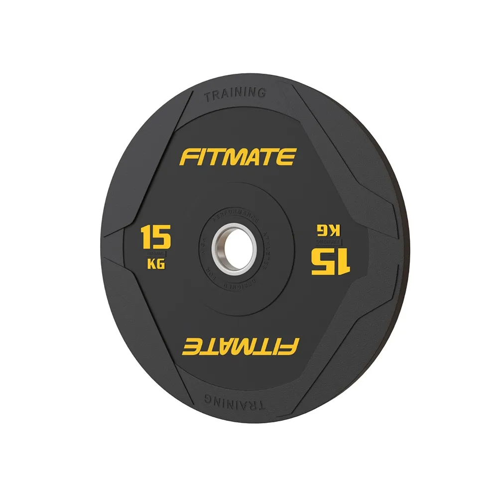 Fitmate Black Rubber Bumper Plate 5kg - 15Kg
