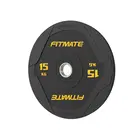 Fitmate Black Rubber Bumper Plate 5kg - 15Kg