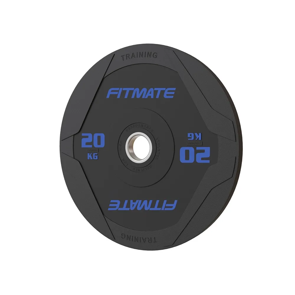 Fitmate Black Rubber Bumper Plate 5kg - 15Kg