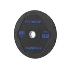 Fitmate Black Rubber Bumper Plate 5kg - 15Kg