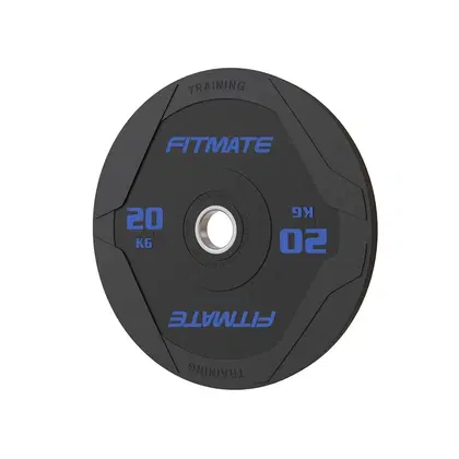 Fitmate صفيحة مصد مطاطية سوداء 5 كجم - 20Kg