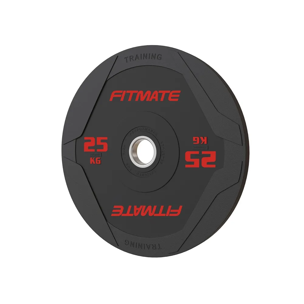 Fitmate Black Rubber Bumper Plate 5kg - 25Kg
