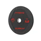 Fitmate Black Rubber Bumper Plate 5kg - 25Kg