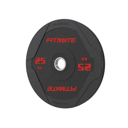 Fitmate صفيحة مصد مطاطية سوداء 5 كجم - 25Kg
