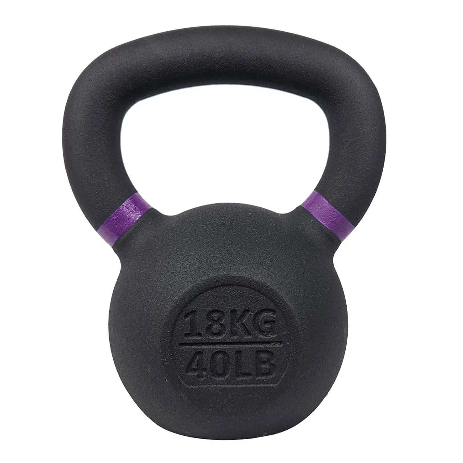 Fitmate Cast Iron Kettlebell - 18  Kg
