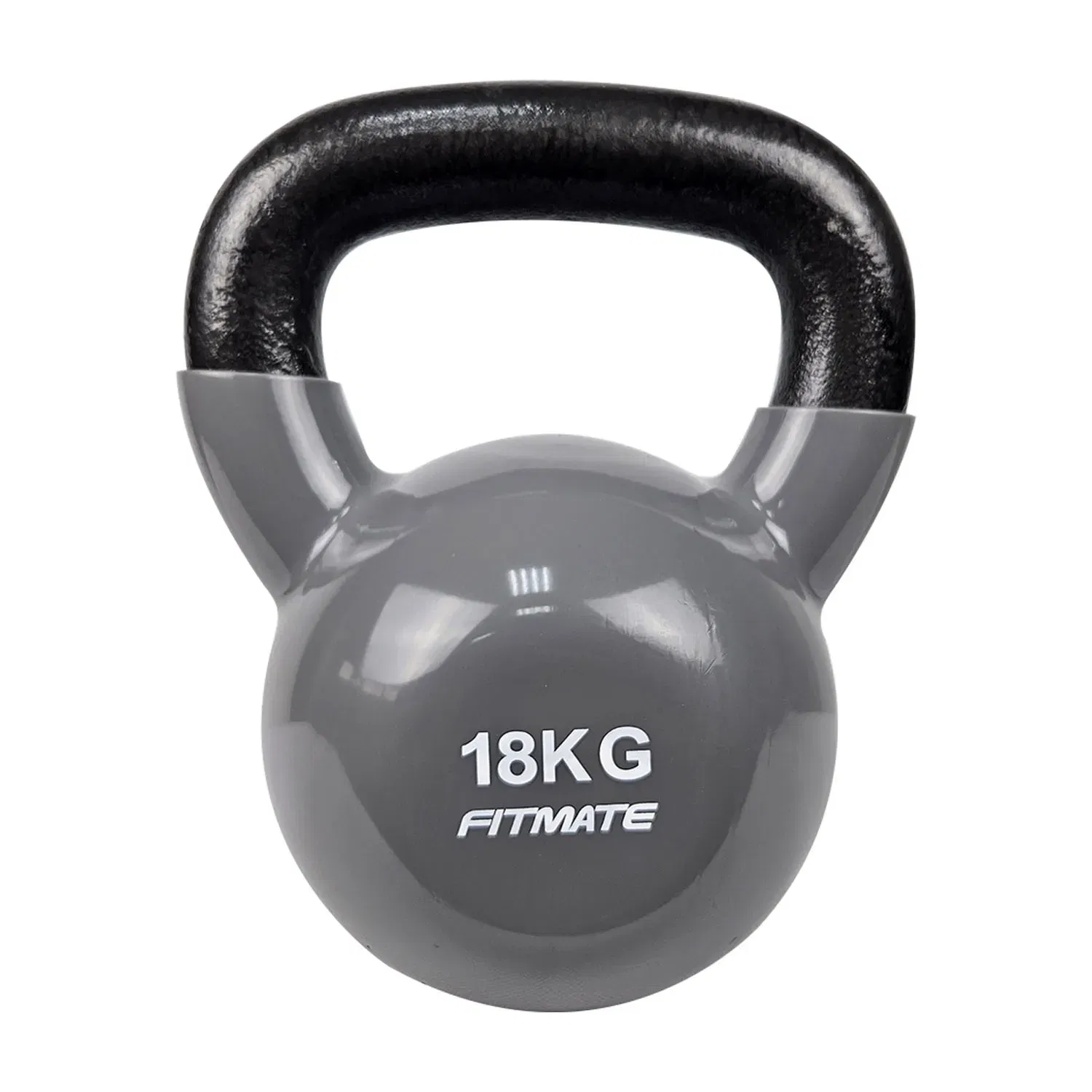 Fitmate Vinyl Kettlebell - 18  Kg