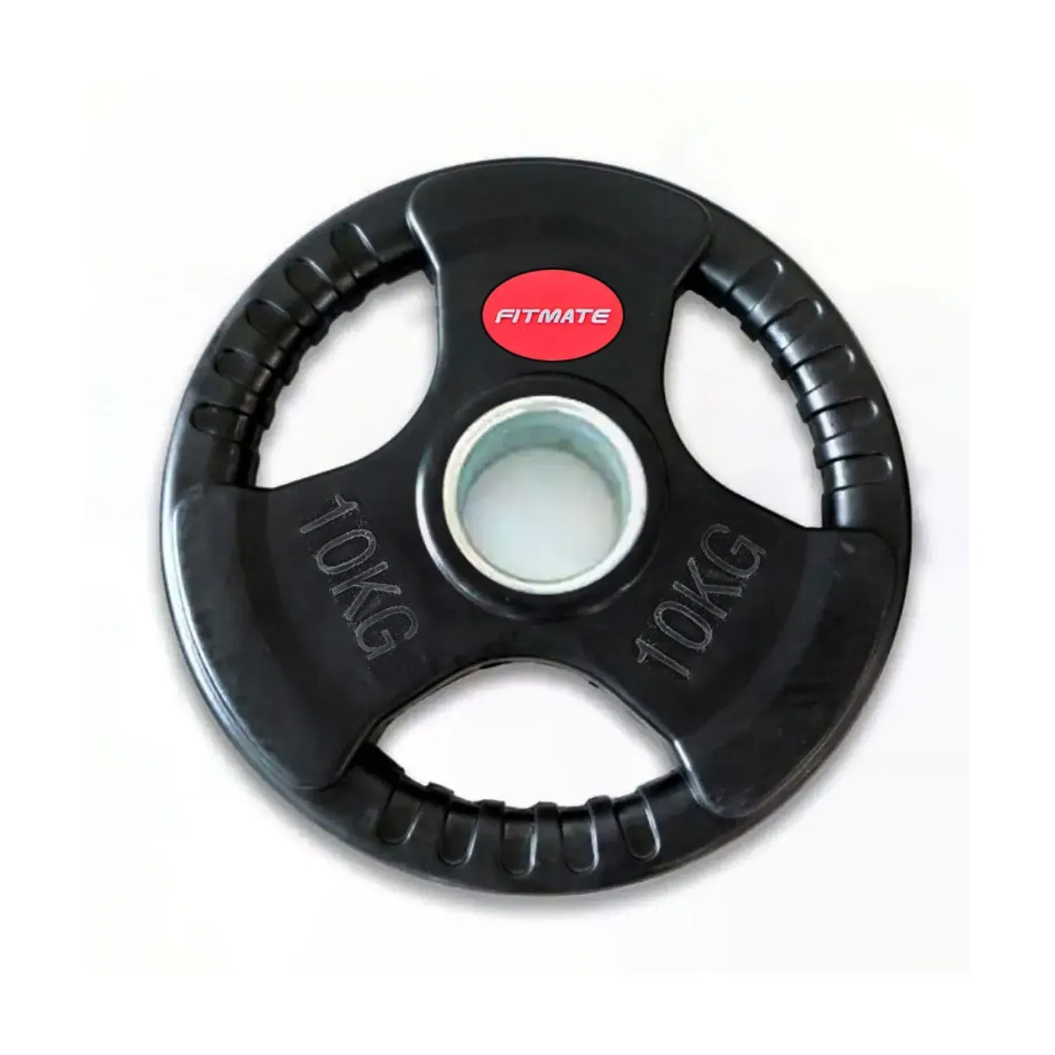 Fitmate Rubber Olympic Weight Plate - 10 Kg