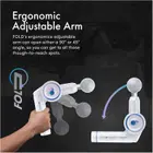 ReAthlete Fold Percussive Therapy Massager - White