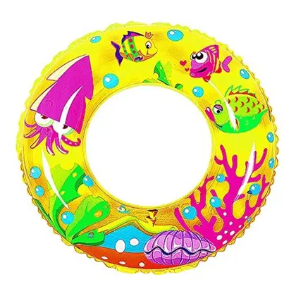 Generic Sea Fish Swimming Ring - 60cm - Yellow