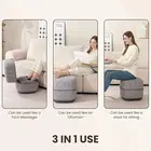 Nourest 3-in-1 Comfort F1 Foot Massager + Ottoman - Light Grey