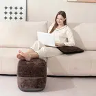 Nourest 3-in-1 Comfort F1 Foot Massager + Ottoman - Brown