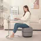 Nourest 3-in-1 Comfort F1 Foot Massager + Ottoman - Light Grey