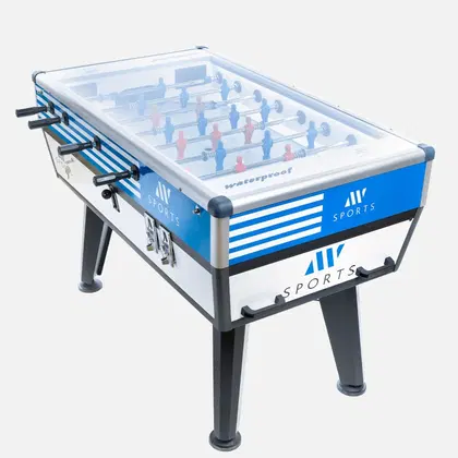 ADW Sports Foosball Table Waterproof Model - Blue/White