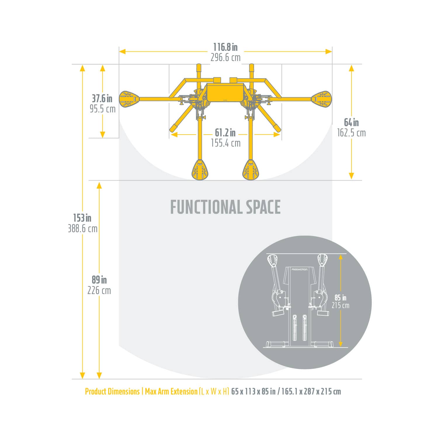 FreeMotion Genesis G424 Dual Cable Cross Lite