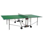 Garlando Progress Indoor Foldable TT Table with Wheels - Green Top
