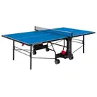 Garlando Master Outdoor Foldable TT Table with Wheels - Blue Top