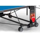 Garlando Champion Outdoor Foldable TT Table with Wheels -Blue Top