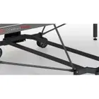 Garlando Premium Outdoor Foldable TT Table with Wheels - Grey Top