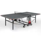 Garlando Premium Outdoor Foldable TT Table with Wheels - Grey Top