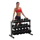 Body Solid GDR363 3-Tier Dumbbell Rack