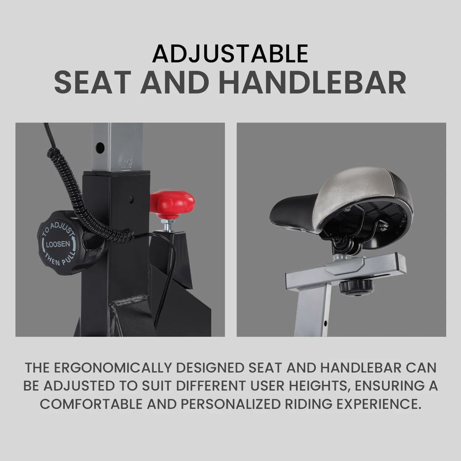 Geepas Spinning Bike -  GFT90004 | Belt-Driven