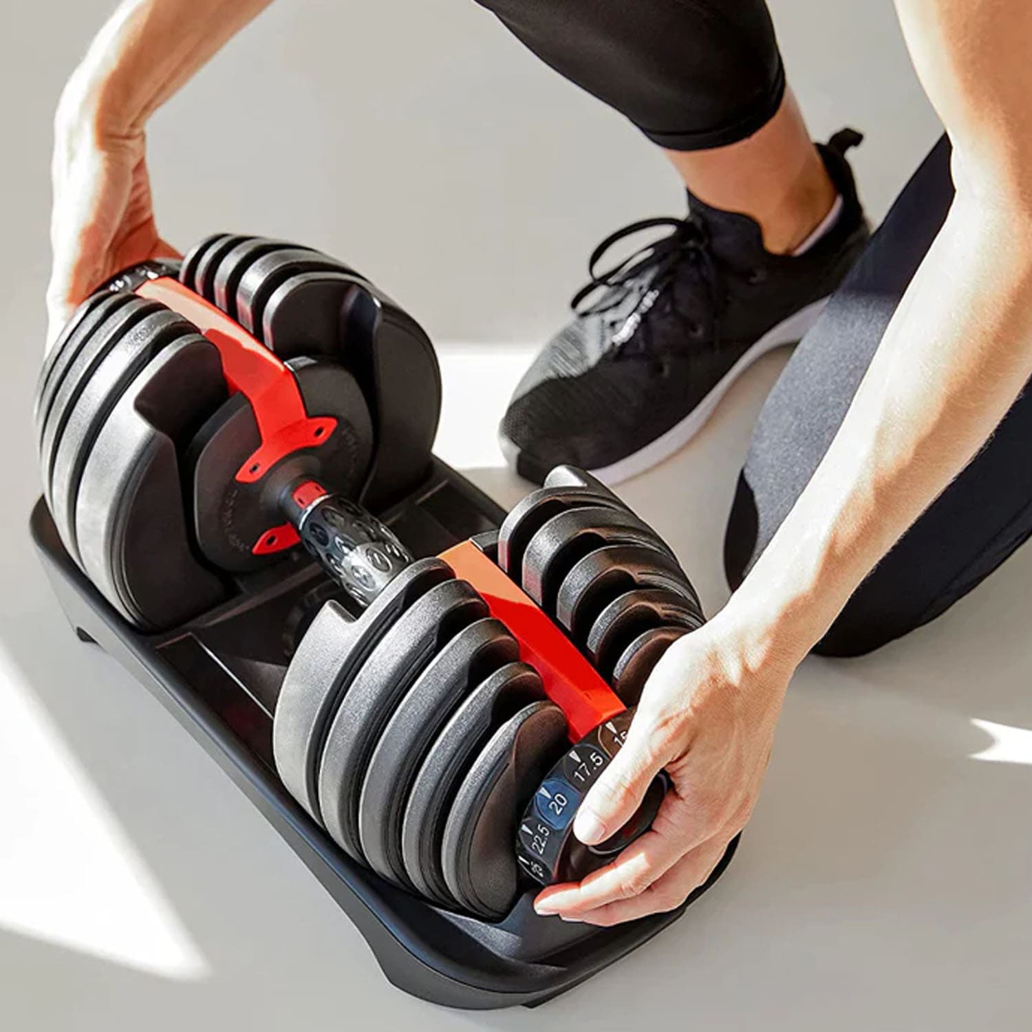 Vox Fitness Adjustable Dumbbell With Anti Slip Grip - 52.51 LB