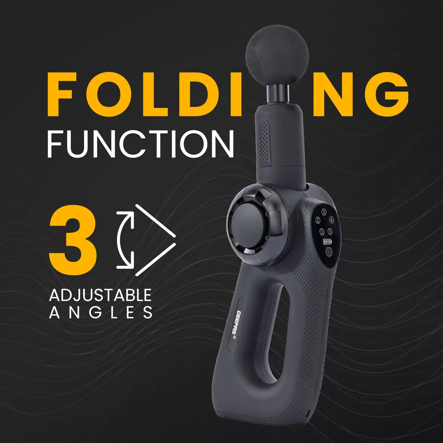 Geepas Foldable Massage Gun