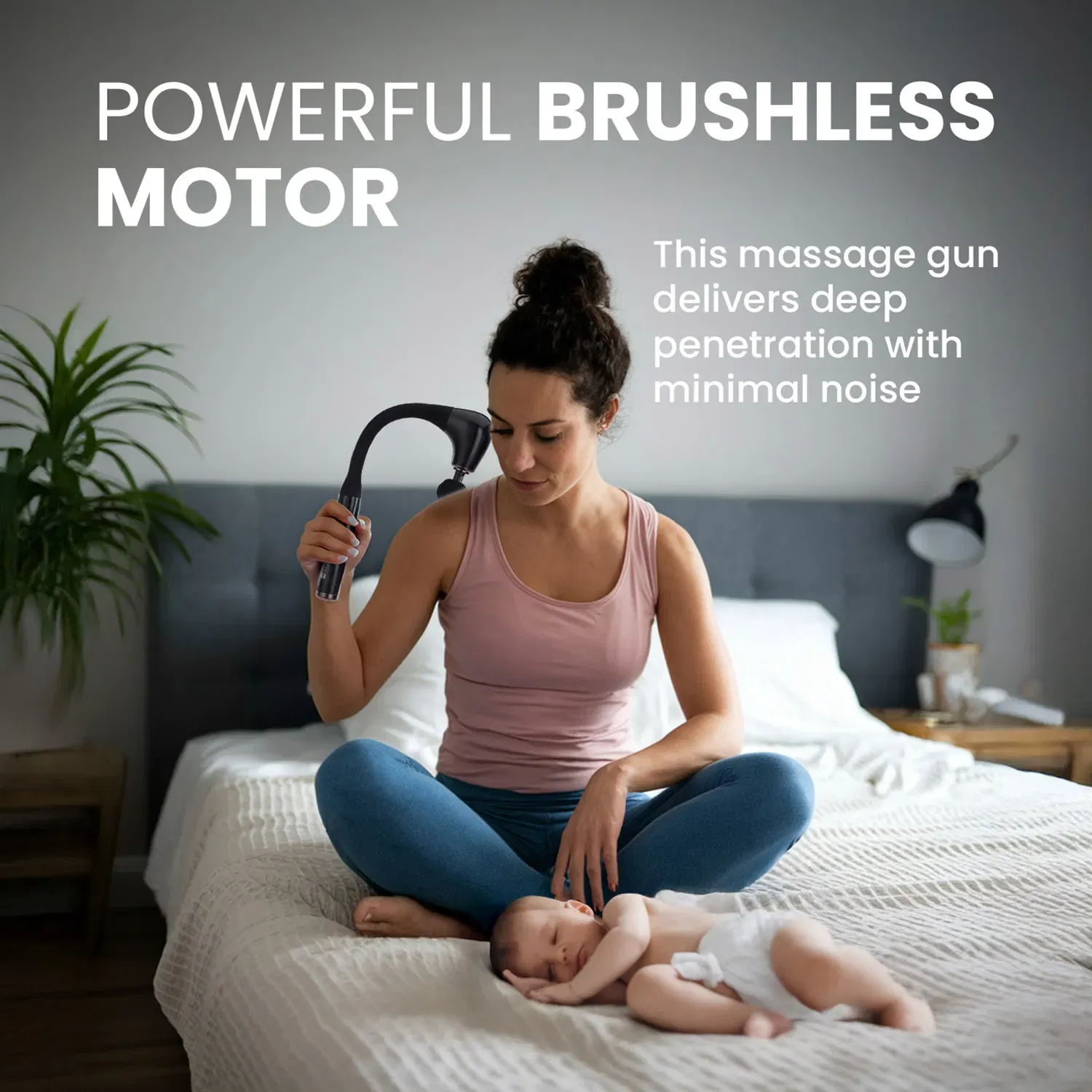 جيباس Curved Long Handle Massage Gun- GM86093UK