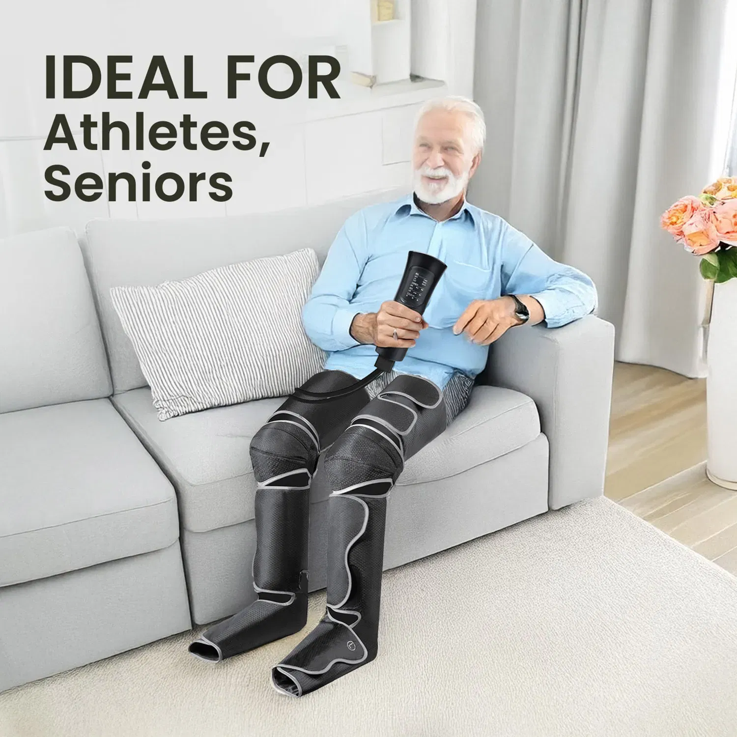 Geepas 3-in-1 Foot, Calf and Thigh Massager