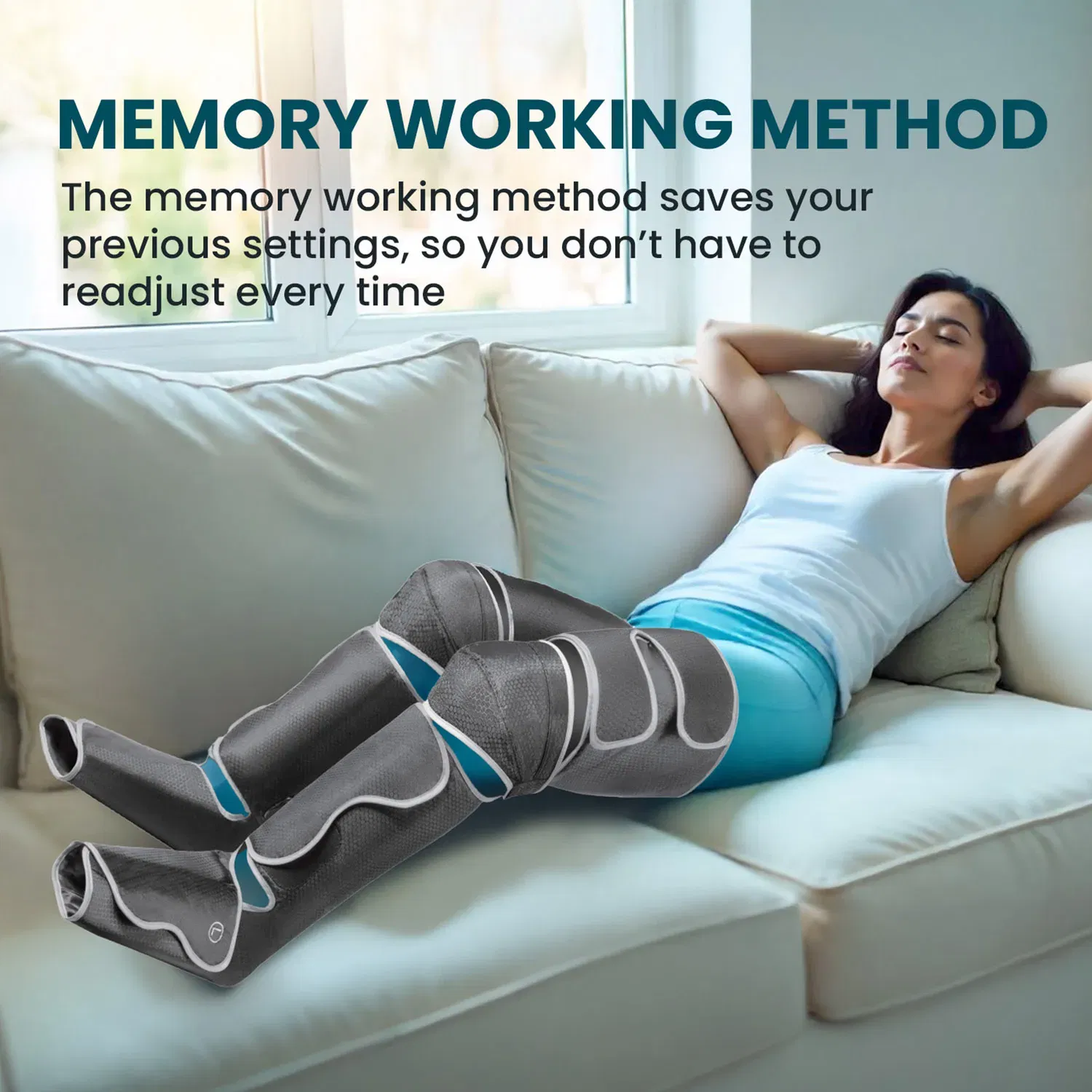 Geepas 3-in-1 Foot, Calf and Thigh Massager