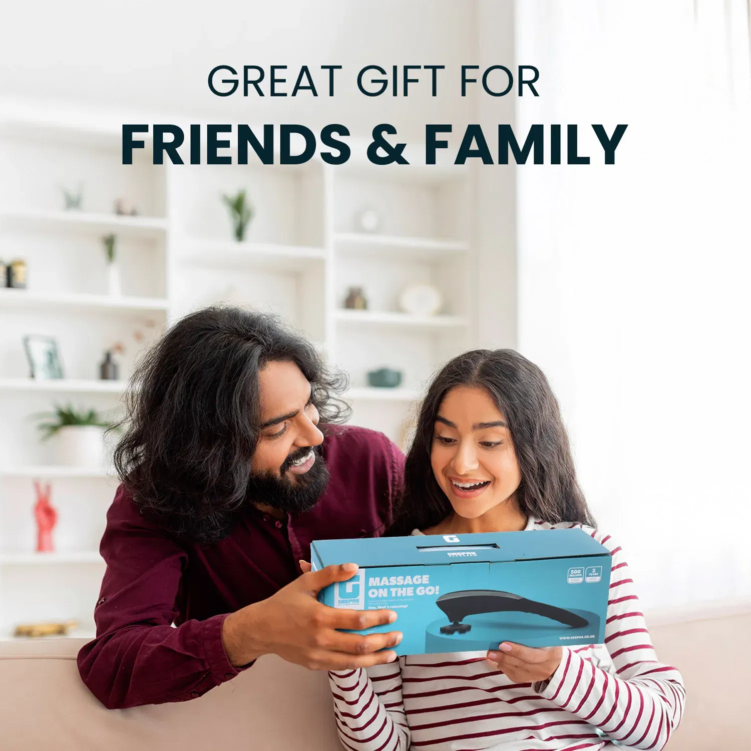 Geepas Cordless Handheld Massager