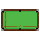 Toronto 7FT Billiard Table - GP009 - Green