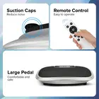 Geepas Vibration Plate Massager with Touchscreen | Full-Body Home Fitness Trainer