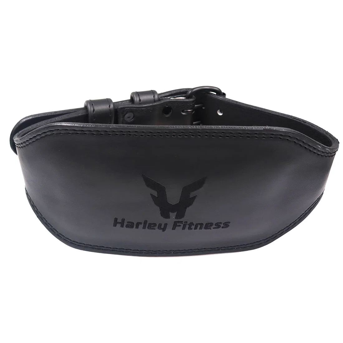 Harley Fitness  Premium Leather Gym Belt - Black - Medium