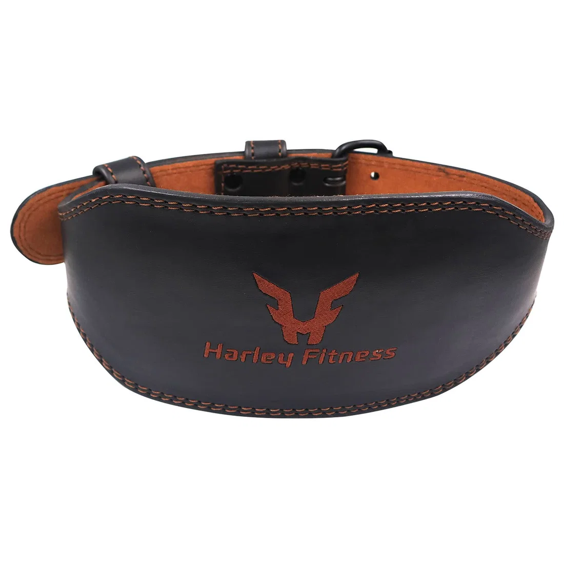 Harley Fitness  Premium Leather Gym Belt - Brown - Medium