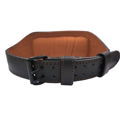 Harley Fitness  Premium Leather Gym Belt-Brown-Small