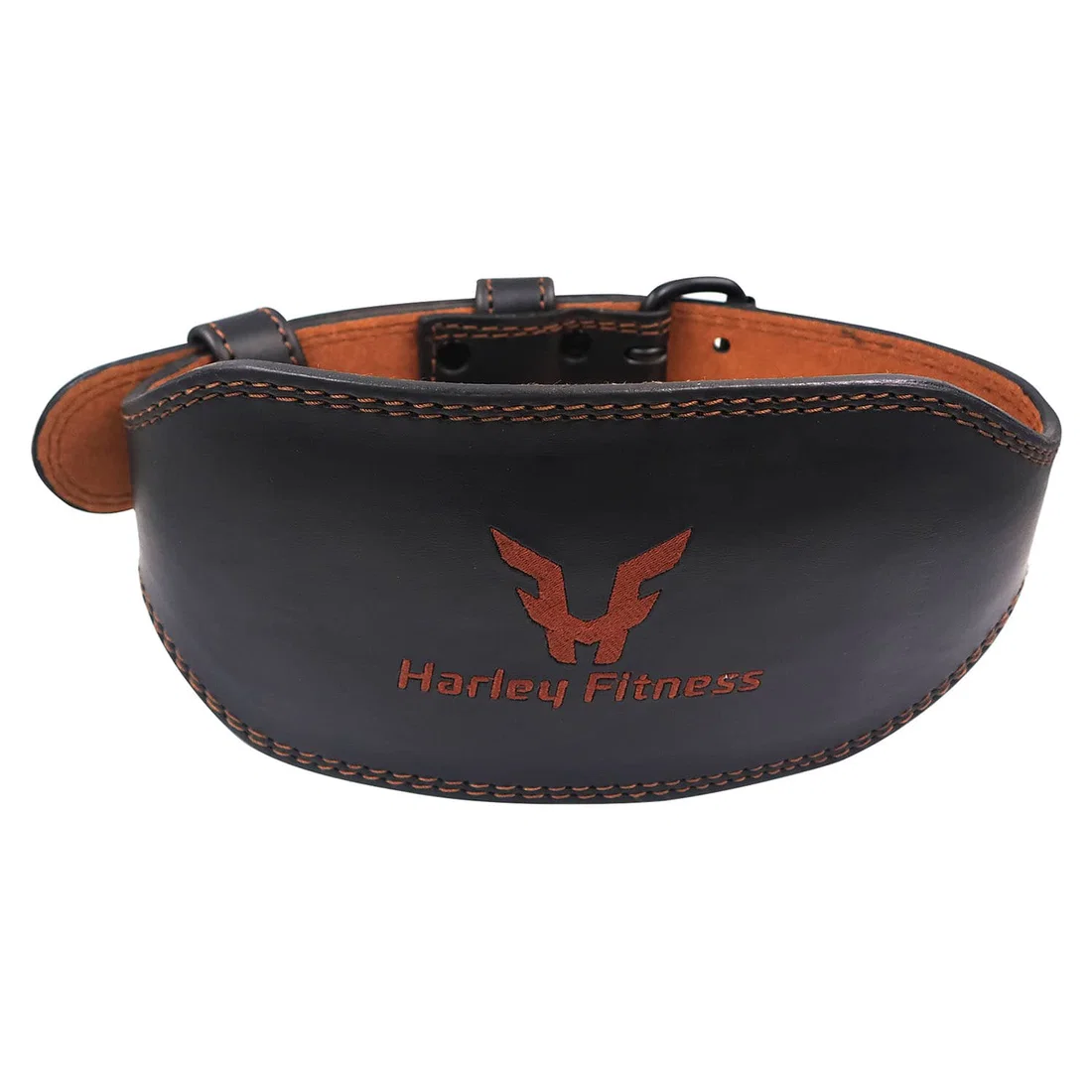 Harley Fitness  Premium Leather Gym Belt - Brown - Small
