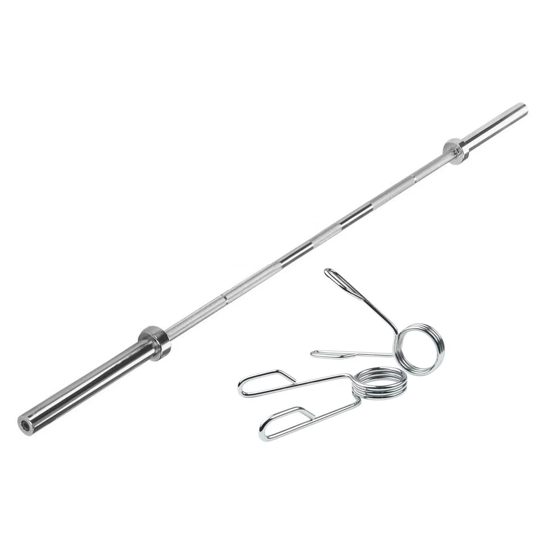 Harley Fitness 180cm Olympic Barbell Bar With Spring Collar -15kg