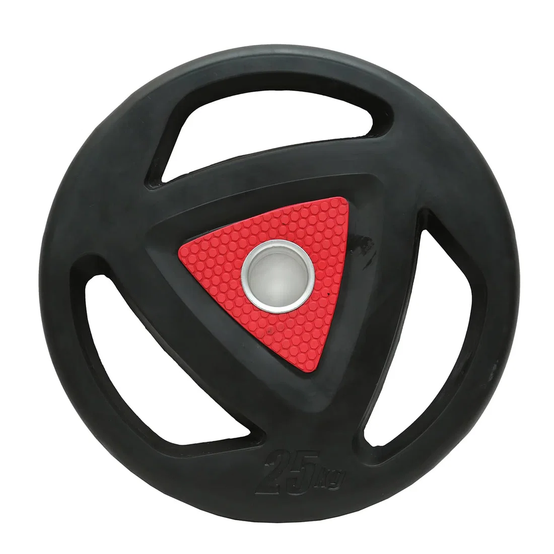 Harley Fitness Premium Rubber Coated Olympic Weight Plate - 25 Kg - Single