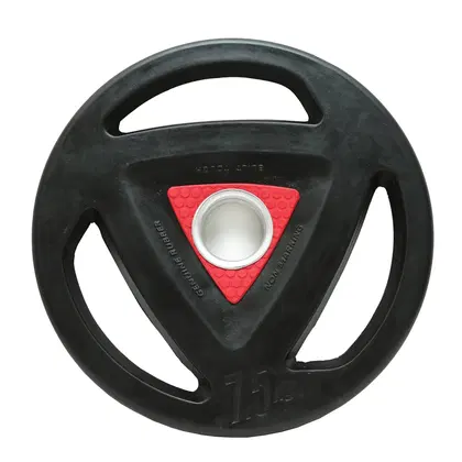 Harley Fitness Premium Rubber Coated Olympic Weight Plate - 7.5 Kg - Single