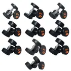 Harley Fitness Premium Rubber Coated Bouncing Round Dumbbells - Pair | 2.5 to 25 Kg