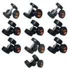 Harley Fitness Premium Rubber Coated Bouncing Round Dumbbells - Pair | 2.5 to 30 Kg