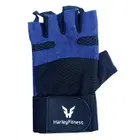 Harley Fitness TKO Weight Lifting Gloves - Blue - XL