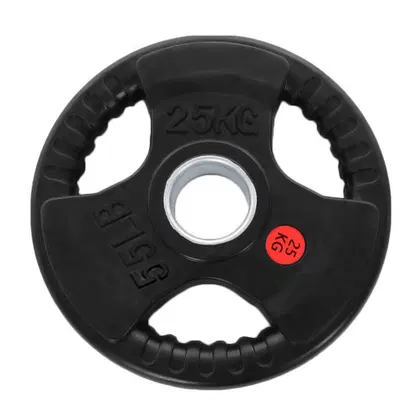 هارلي للياقة البدنية لوحة وزن مطلية بالمطاط الأوليمبي - 25 Kg - Pair