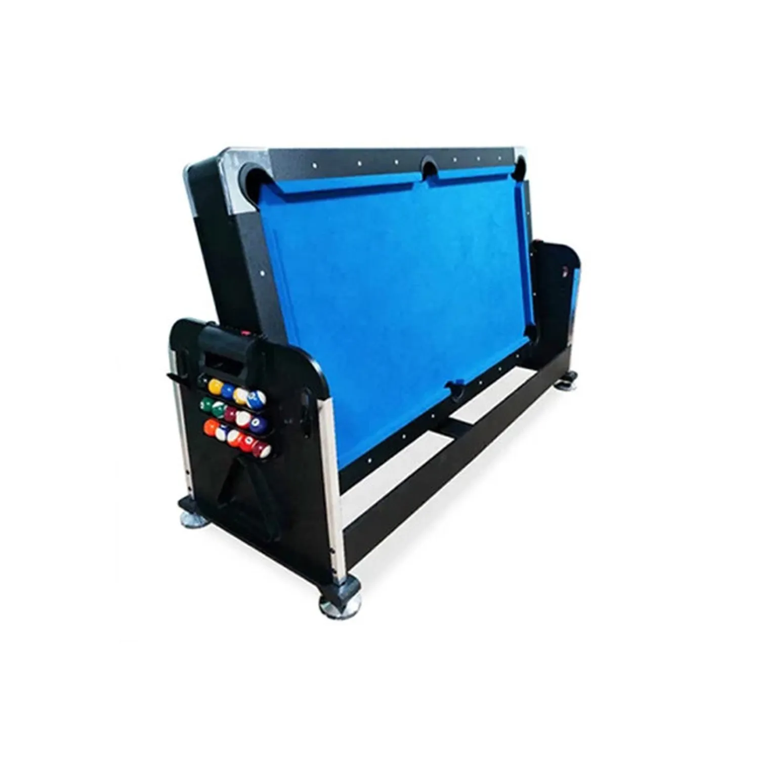 Harley Fitness 4 in 1 Multi-Game Table | 7 FT | Air Hockey, TT Table, Pool Table with Dining Top